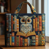 Handgemachte Eulen- und Vintage-Buchtasche