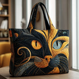 Handgefertigte mystische Katzen-Designertasche