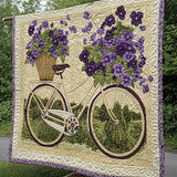 Kunst-Wandbehang – Teppich in Form eines Fahrradstraußes NCU0PT814