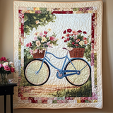 Kunst-Wandbehang – Teppich mit blühenden Rädern NCU0TL1020
