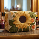 Gesteppte Kosmetiktasche mit leuchtender Blume NCU0NT10227