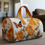 Gesteppte Reisetasche – Helle Felder