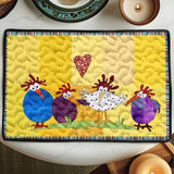 Gesteppte Tischsets – Huhn NCU0LL009