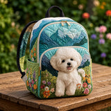 Bichon Frise Gestepptes Rucksack für Bergabenteuer LD02