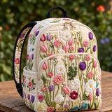 LD15 Gepolsterter Rucksack mit Wildblumen-Muster