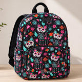 Personalisierter gesteppten Rucksack - Design 'Tag der Toten Katzen' LV59
