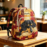 Individueller Gepolsterter Rucksack für Wiener Hunde TG46