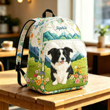 Personalisierter Rucksack mit Border Collie Design - TG48