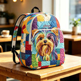 Individueller Stepp-Rucksack mit lebhaftem Yorkie-Motiv TN36
