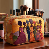 Gesteppte Kosmetiktasche mit zartem Muster NCU0NT10373