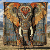 Woven Blanket – Safari Elephant NCU0PT7313