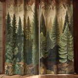 Gestepptes Vorhang-Set – Forest NCU0VT331