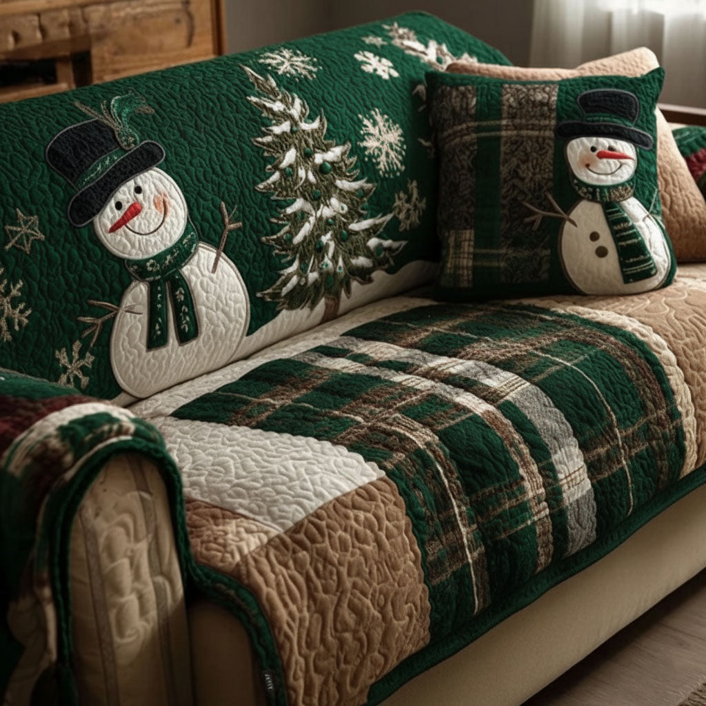 Gesteppter Sofabezug – mit Weihnachtsmotiv NCU0VT340