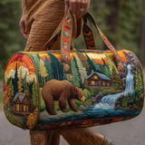 Weiche handgefertigte Reisetasche