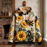 Sonnenblume und Biene