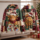 Hochlandrind zu Weihnachten