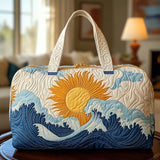 Gesteppte Reisetasche – Goldener Horizont II