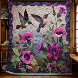 Gesteppte Decke - Kolibris