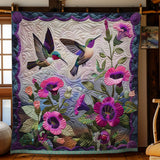 Gesteppte Decke - Kolibris