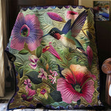 Gesteppte Decke - Kolibri Kollektion