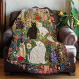 Gesteppte Decke - Gartenkatze