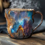 Kaffeetassen mit integrierten Mineralienkristallen