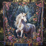 Gewebte Decke – Einhorn im Mondlicht NCU0DV3831