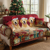 Gesteppter Sofabezug – mit Golden Retriever NCU0HH980