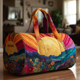 Gesteppte Reisetasche – Leuchtender Pfad