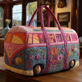 Gesteppte Reisetasche – Hippiebus