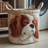 Gesteppter Wäschekorb – mit Cavalier King Charles NCU0HNH461
