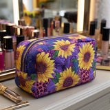 Gesteppte Kosmetiktasche mit dekorativer Sonne NCU0NT10240