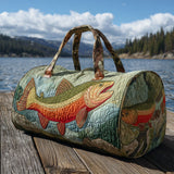 Gesteppte Reisetasche – Forelle