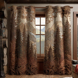 Gestepptes Vorhang-Set – Forest NCU0VT331