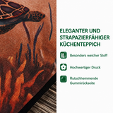 Rutschfester Küchenteppich – Küchenbodenläufer Wald und Natur NCU0DK11681