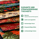 Gesteppte Tischsets – der Schwarzen Bärenfamilie NCU0DV4309