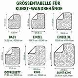 Kunst-Wandbehang – Fantastischer mit Schildkröten NCU0DV805