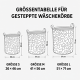 Gesteppter Wäschekorb – mit Blumendesign NCU0PTT1939