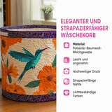 Gesteppter Wäschekorb – mit goldenen Blütenblättern NCU0TH2899