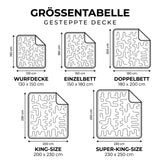 Gesteppte Decke - Patchwork