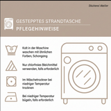 Handgemachte Strandtasche
