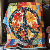 Gesteppte Decke - Groovy Hippie