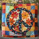 Gesteppte Decke - Groovy Hippie