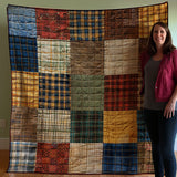 Gesteppte Decke - Patchwork