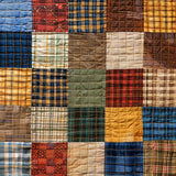 Gesteppte Decke - Patchwork